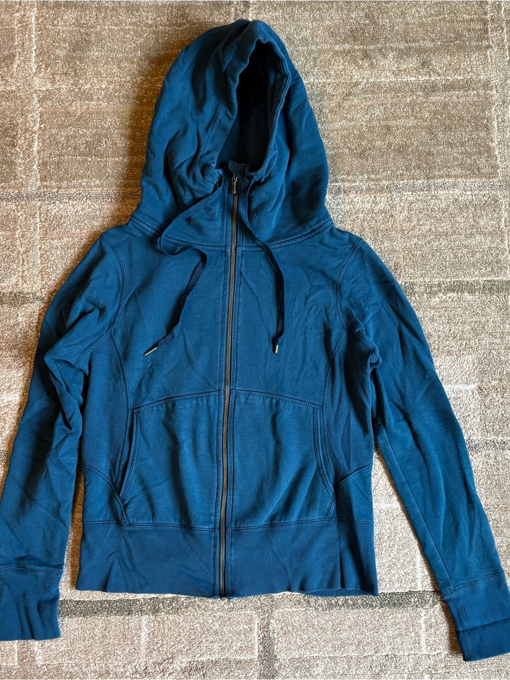 Champion Elite Full-Zip Hoodie Jacket Teal Blue Women’s Size Medium